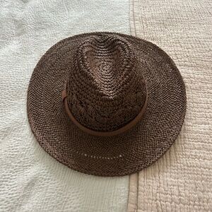 Banana Republic Chocolate Brown Woven Women's Hat